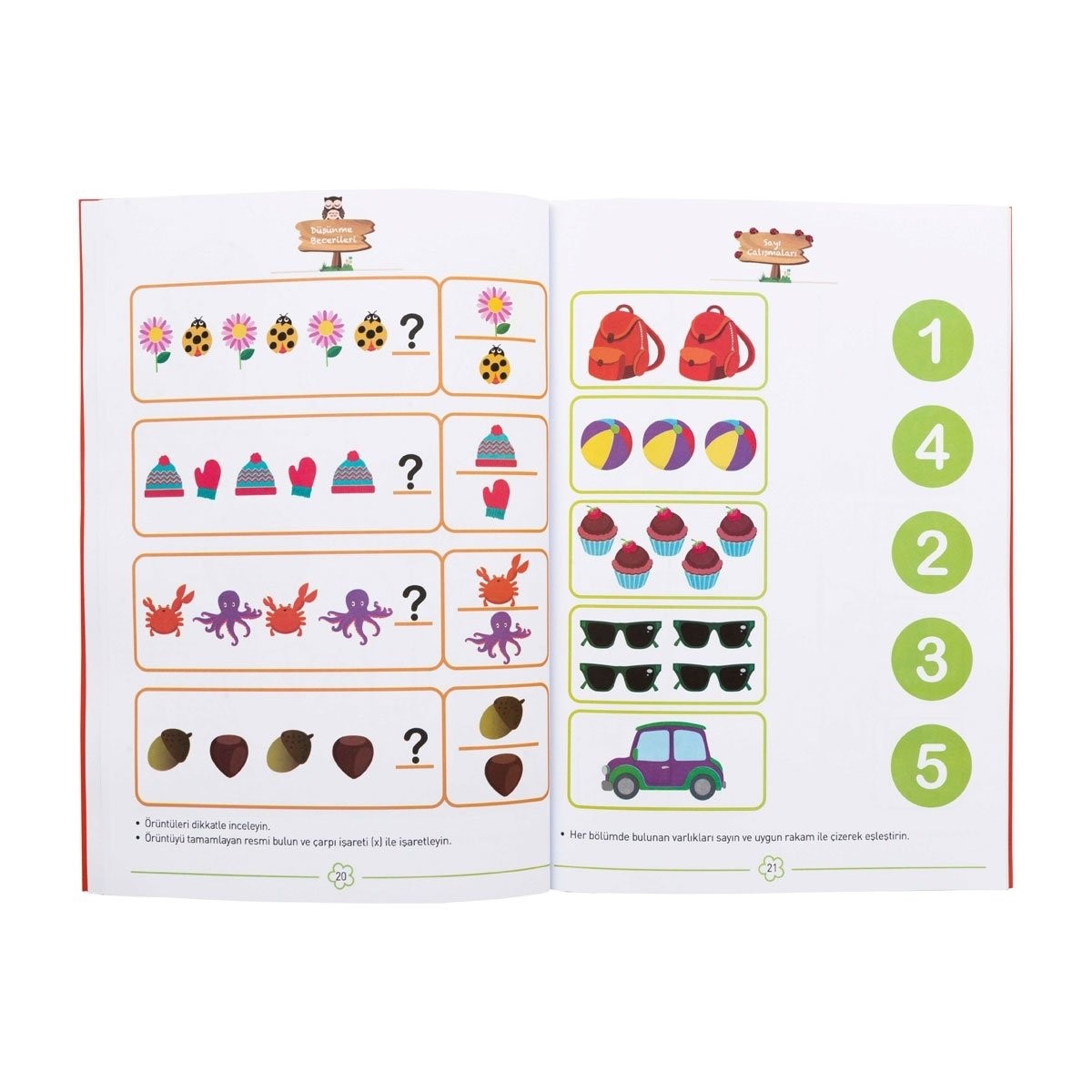 Eolo 3+ Yaş Zihinsel Gelişim Etkinlikleri – Seviye 2 
