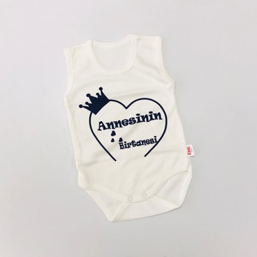 Annesinin Birtanesi Yazılı Çıtçıtlı Bady