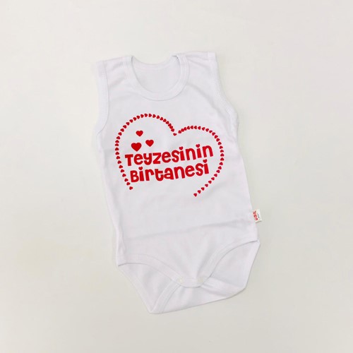 Teyzesinin Birtanesi Yazılı Çıtçıtlı Bady