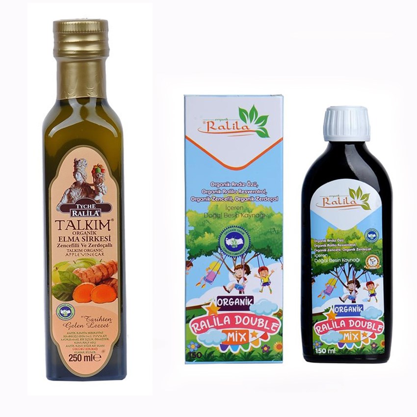 RALİLA Organik Double Mix Zencefil Zerdeçal Mix Seti