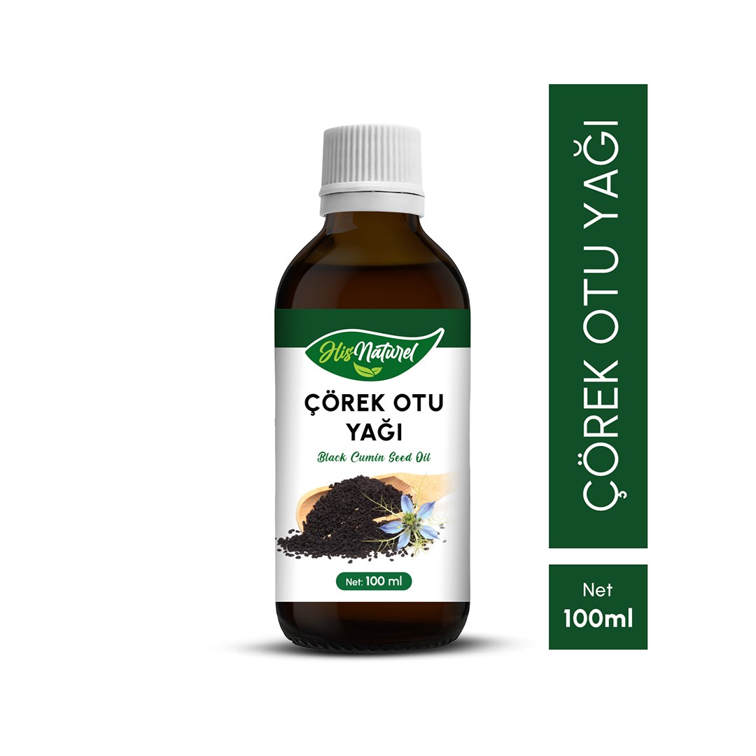 His Naturel Çörek Otu Yağı %100 Saf Doğal Soğuk Sıkım 100 Ml.